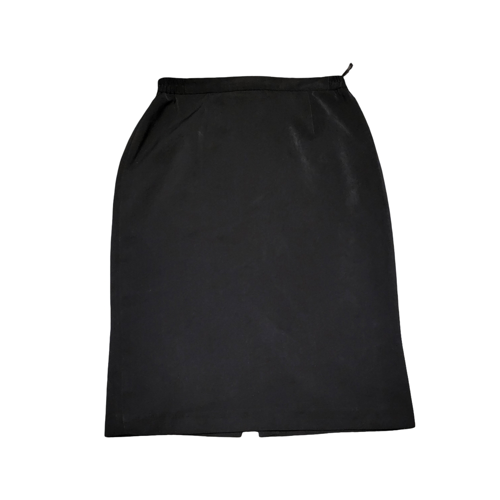 Nina Massini Classic Black Pencil Skirt